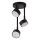Lampadario a sospensione con supporto rigido NEMO 3xGX53/12W/230V nero