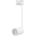 Lampadario a sospensione con supporto rigido per sistema ferroviario monofase TOP 1xGU10/10W/230V bianco