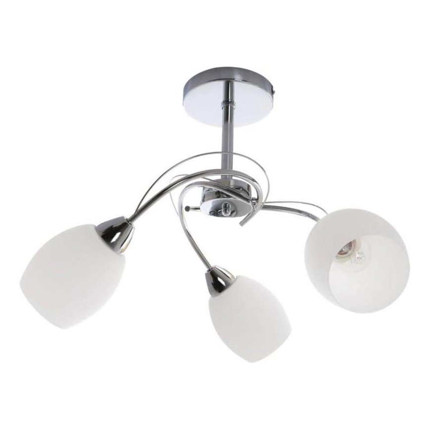Lampadario a sospensione con supporto rigido PISA 3xE27/60W/230V - certificato FSC