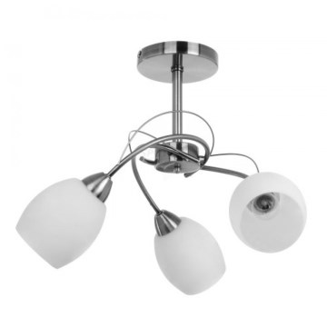 Lampadario a sospensione con supporto rigido PISA 3xE27/60W/230V