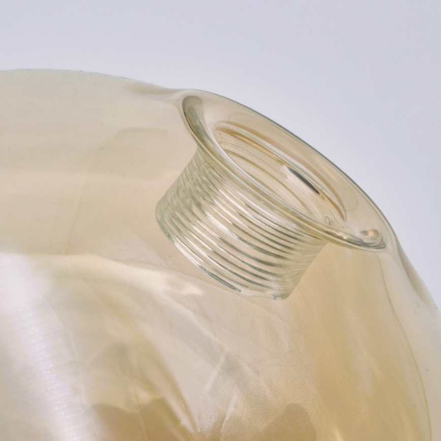 Lampadario a sospensione con supporto rigido ROLLO 3xG9/5W/230V oro/fumé beige