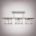 Lampadario a sospensione con supporto rigido SAVANNAH KUBO 3xE27/40W/230V chiaro