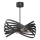 Lampadario a sospensione con supporto rigido SPARKLE 4xE27/15W/230V nero