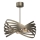 Lampadario a sospensione con supporto rigido SPARKLE 4xE27/15W/230V ottone