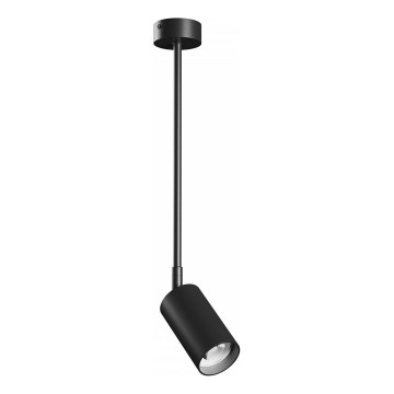 Lampadario a sospensione con supporto rigido VARIOSA 1xGU10/10W/230V nero