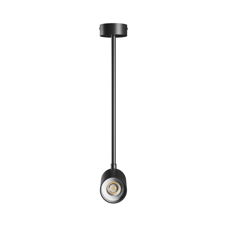 Lampadario a sospensione con supporto rigido VARIOSA 1xGU10/10W/230V nero