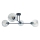 Lampadario a sospensione con supporto rigido VASCO 4xE27/60W/230V nero/limpido