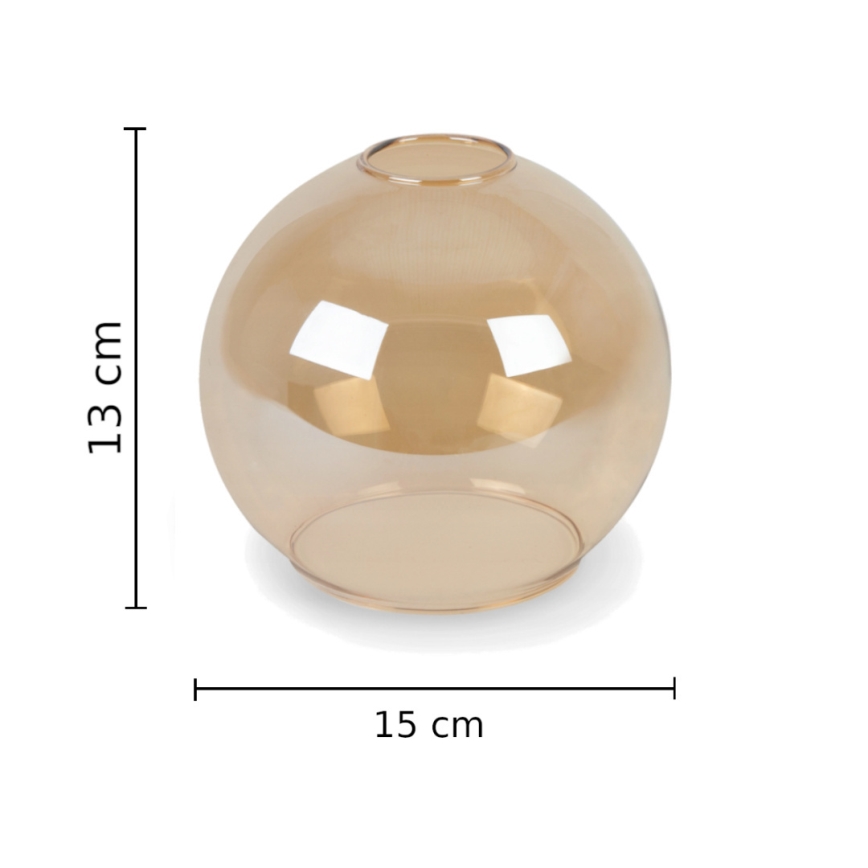 Lampadario a sospensione con supporto rigido VASCO 6xE27/60W/230V nero/fumé beige