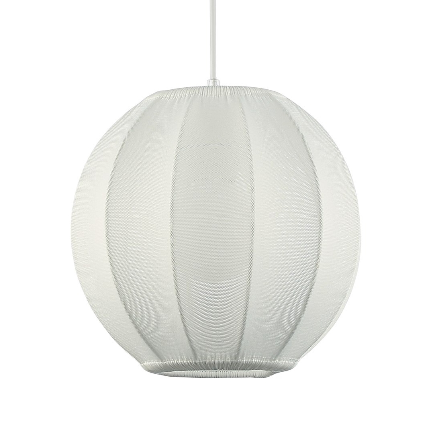 Lampadario a sospensione DANA su cavo, 1xE27/15W/230V, diam. 25 cm, bianco