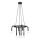 Lampadario a sospensione DELORI su cavo 8xG9/28W/230V nero