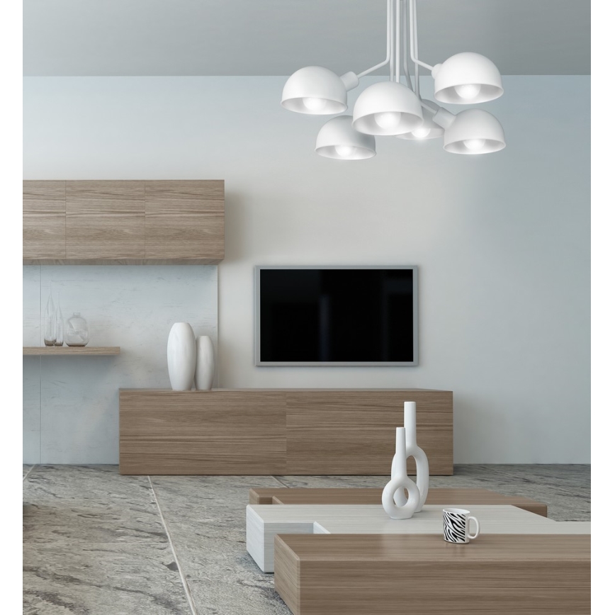 Lampadario a sospensione DEVIN 6xE27/60W/230V