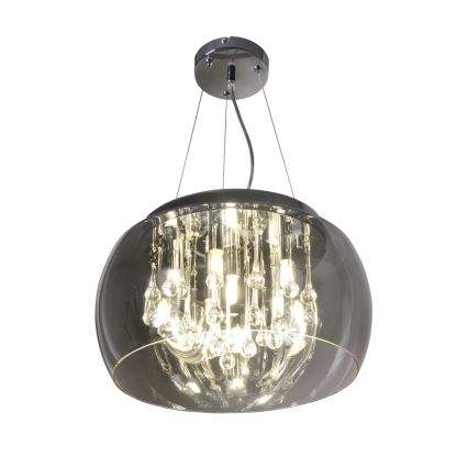 Lampadario a sospensione di cristallo ROMEO 6xG9/8W/230V