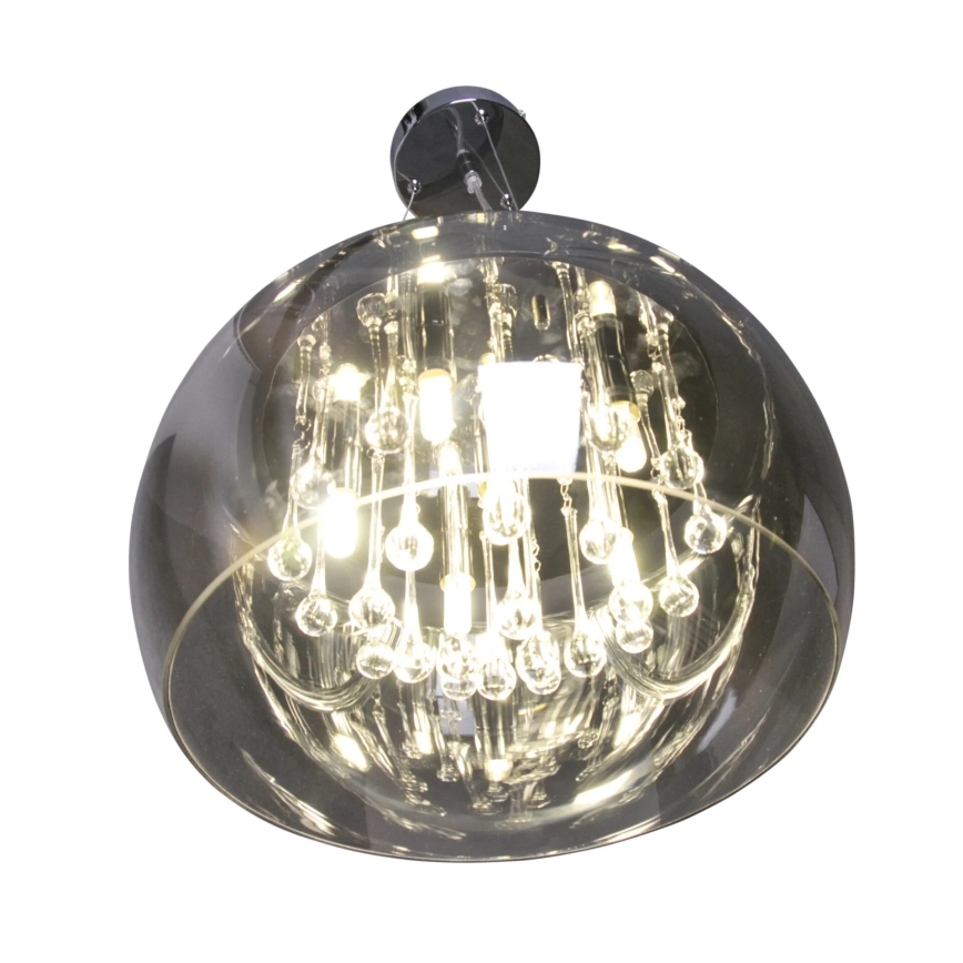 Lampadario a sospensione di cristallo ROMEO 6xG9/8W/230V