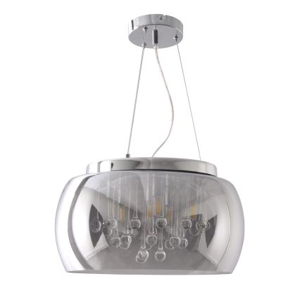 Lampadario a sospensione di cristallo ROMEO 6xG9/8W/230V