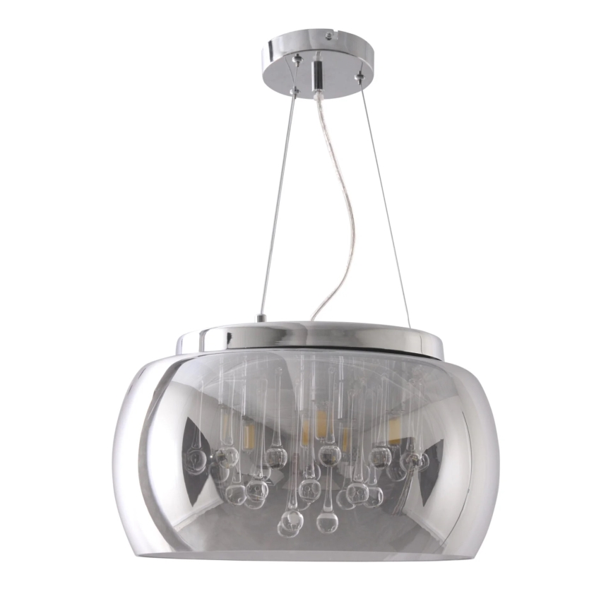 Lampadario a sospensione di cristallo ROMEO 6xG9/8W/230V