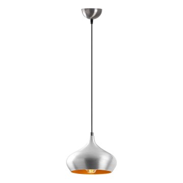 Lampadario a sospensione DODO con cavo, 1xE27/40W/230V, cromo opaco