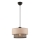 Lampadario a sospensione ECHO 1xE27/60W/230V beige/grigio chiaro
