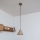 Lampadario a sospensione ETNA 1x E27/15W/230V Ø 18,5 cm beige