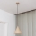 Lampadario a sospensione ETNA 1xE27/15W/230V Ø 25 cm beige