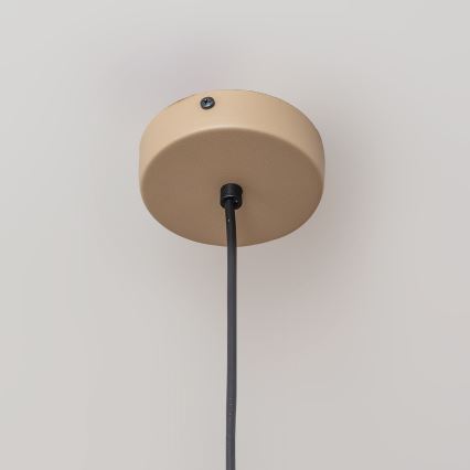 Lampadario a sospensione ETNA 1xE27/15W/230V Ø 25 cm beige