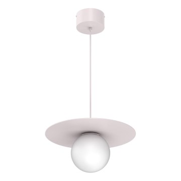 Lampadario a sospensione FLAT 1xE27/15W/230V, crema