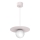 Lampadario a sospensione FLAT 1xE27/15W/230V, crema