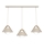 Lampadario a sospensione FUNDA 3xE27/15W/230V beige