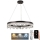 Lampadario a sospensione in cristallo dimmerabile a LED su cavo LED/40W/230V 3000-6500K + telecomando