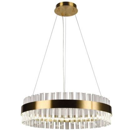 Lampadario a sospensione in cristallo dimmerabile a LED su cavo LED/40W/230V 3000-6500K + telecomando