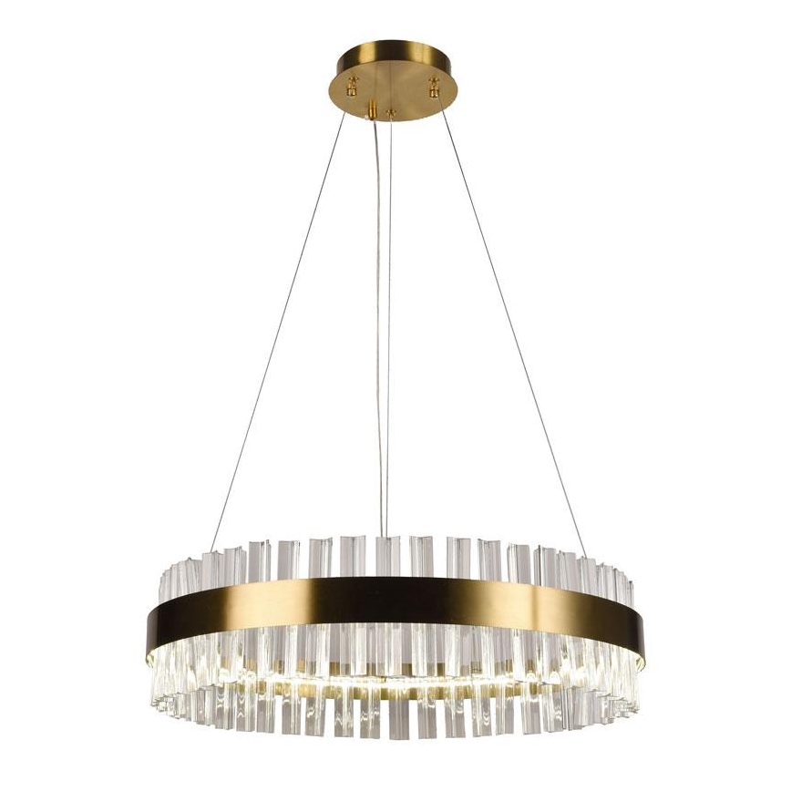 Lampadario a sospensione in cristallo dimmerabile a LED su cavo LED/40W/230V 3000-6500K + telecomando
