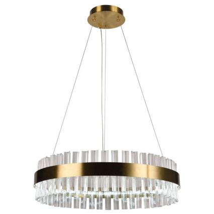 Lampadario a sospensione in cristallo dimmerabile a LED su cavo LED/40W/230V 3000-6500K + telecomando