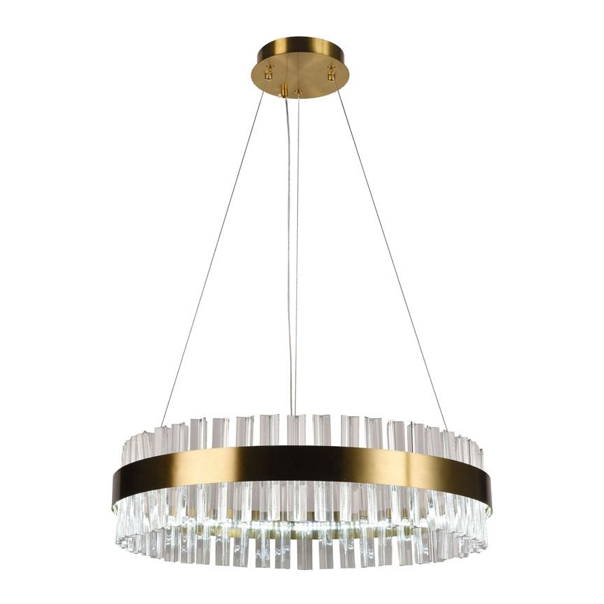 Lampadario a sospensione in cristallo dimmerabile a LED su cavo LED/40W/230V 3000-6500K + telecomando