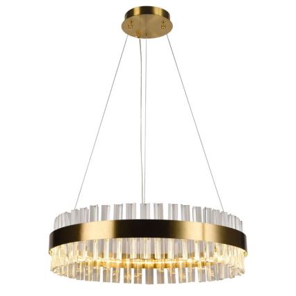 Lampadario a sospensione in cristallo dimmerabile a LED su cavo LED/40W/230V 3000-6500K + telecomando