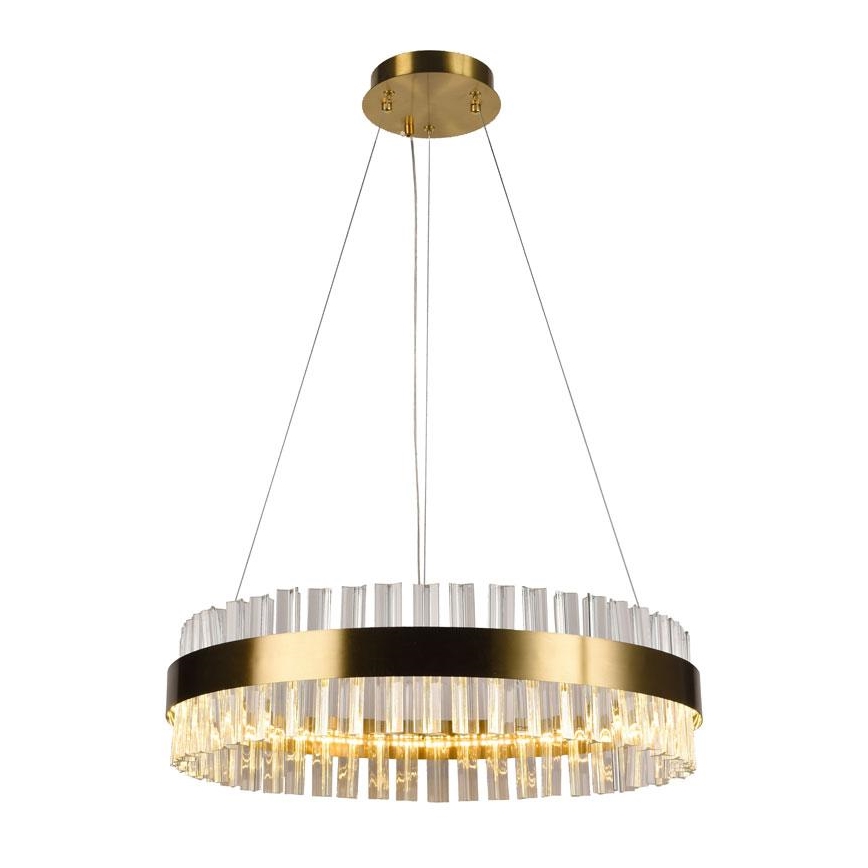 Lampadario a sospensione in cristallo dimmerabile a LED su cavo LED/40W/230V 3000-6500K + telecomando