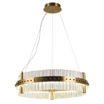 Lampadario a sospensione in cristallo dimmerabile a LED su cavo LED/40W/230V 3000-6500K + telecomando