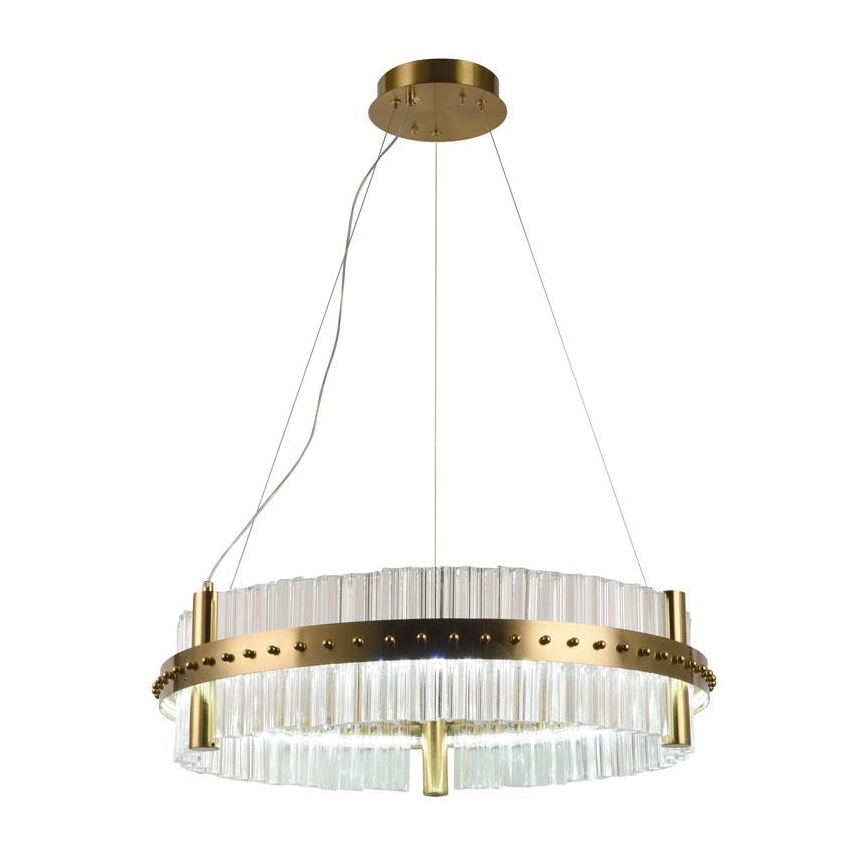 Lampadario a sospensione in cristallo dimmerabile a LED su cavo LED/40W/230V 3000-6500K + telecomando