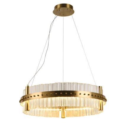 Lampadario a sospensione in cristallo dimmerabile a LED su cavo LED/40W/230V 3000-6500K + telecomando