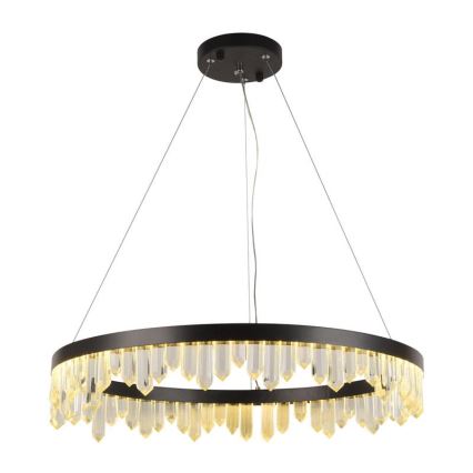 Lampadario a sospensione in cristallo dimmerabile a LED su cavo LED/40W/230V 3000-6500K + telecomando