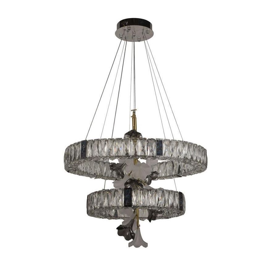 Lampadario a sospensione in cristallo dimmerabile a LED su cavo LED/70W/230V 3000-6500K + telecomando