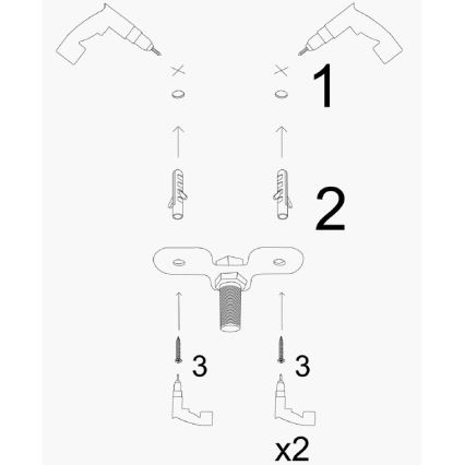 Lampadario a sospensione KEM 7xE27/40W/230V dorato