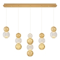 Lampadario a sospensione LED CREMONA LED/27W/230V 3000K dorato