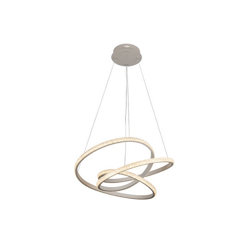 Lampadario LED dimmerabile a sospensione con cavo LED/90W/230V 3000-6500K Ø 47 cm + telecomando