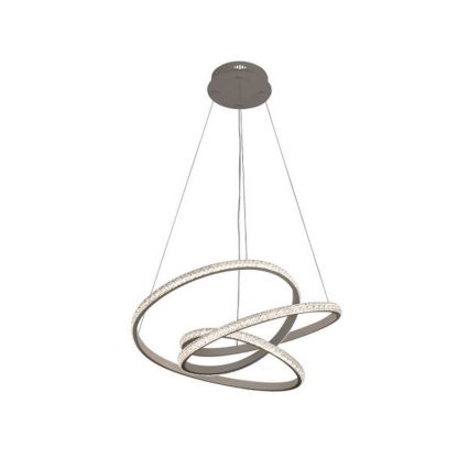 Lampadario LED dimmerabile a sospensione con cavo LED/90W/230V 3000-6500K Ø 47 cm + telecomando