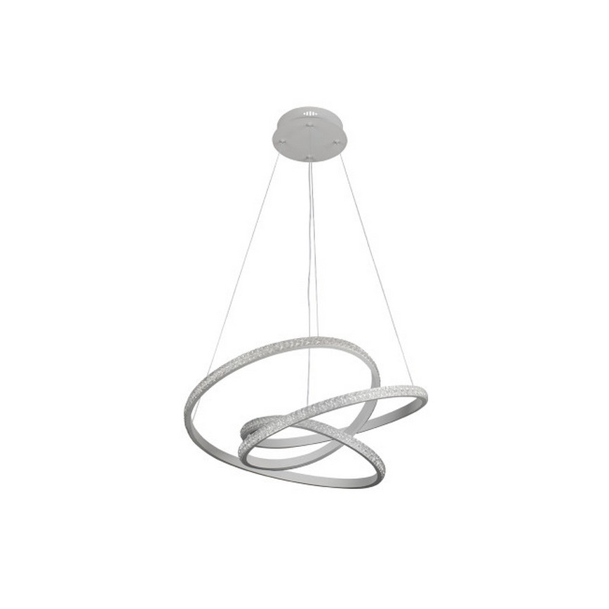 Lampadario LED dimmerabile a sospensione con cavo LED/90W/230V 3000-6500K Ø 47 cm + telecomando