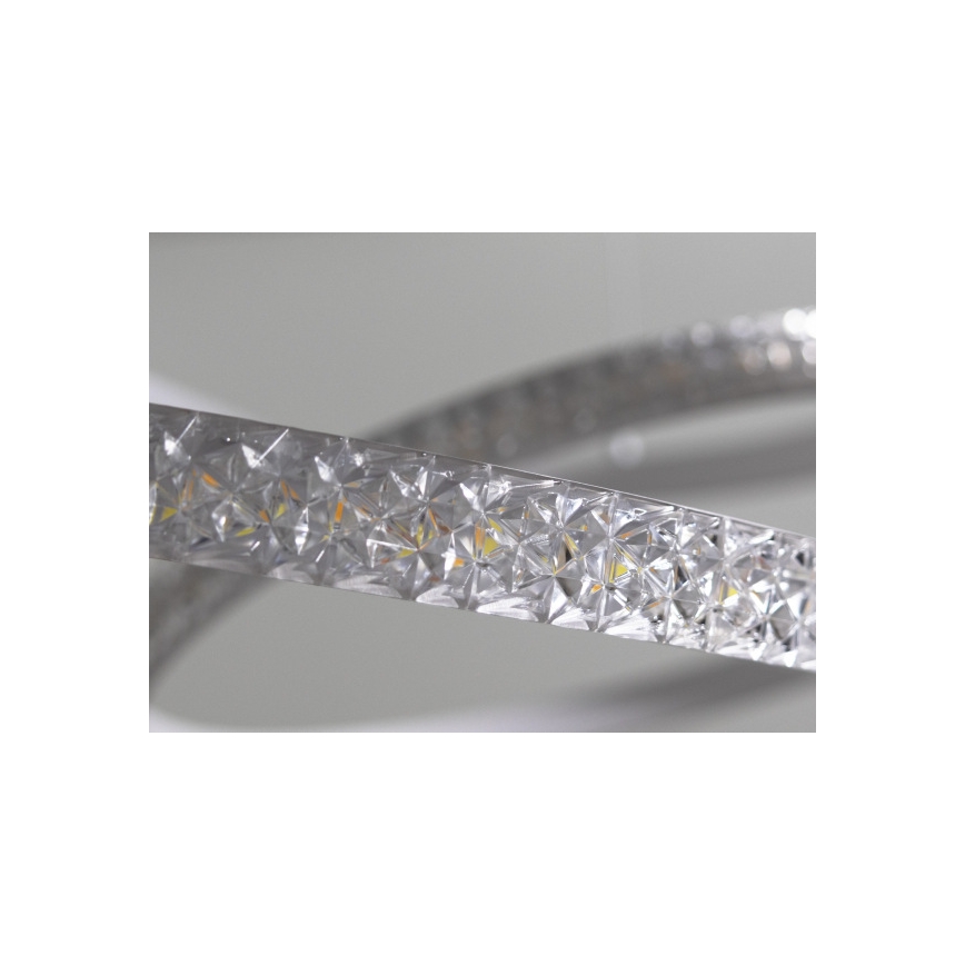 Lampadario LED dimmerabile a sospensione con cavo LED/90W/230V 3000-6500K Ø 47 cm + telecomando