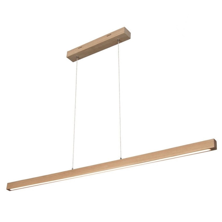 Lampadario a sospensione LED dimmerabile su cavo SMAL LED/18W/230V rovere