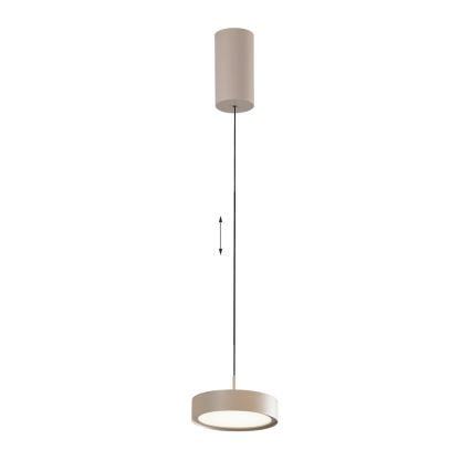 Lampadario a sospensione LED su cavo DENVER LED/21W/230V beige