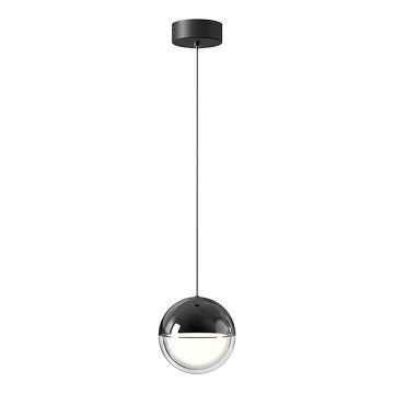 Lampadario a sospensione LED su cavo ZIREA LED/7W/230V nero