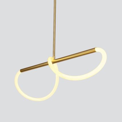 Lampadario a sospensione LED SUPREME LED/22W/230V 100 cm oro
