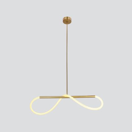 Lampadario a sospensione LED SUPREME LED/22W/230V 100 cm oro